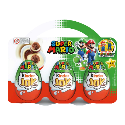 Шоколадне Яйце Kinder Joy 3шт Super Mario Nintendo 60g - Retromagaz