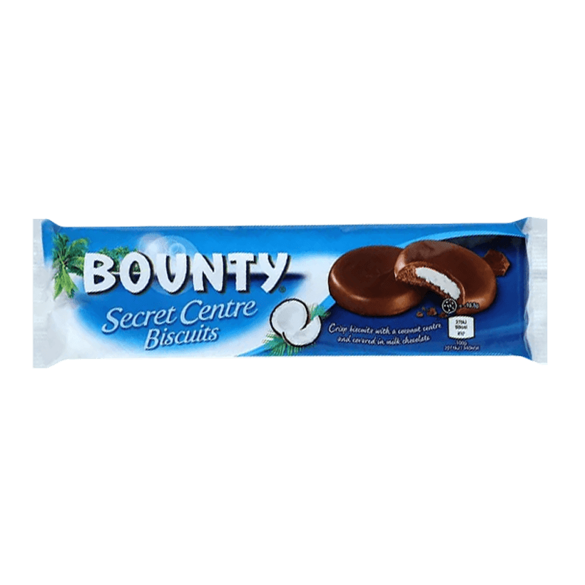 Печиво Bounty Secret Centre Buiscuits з Кокосом 132g - Retromagaz