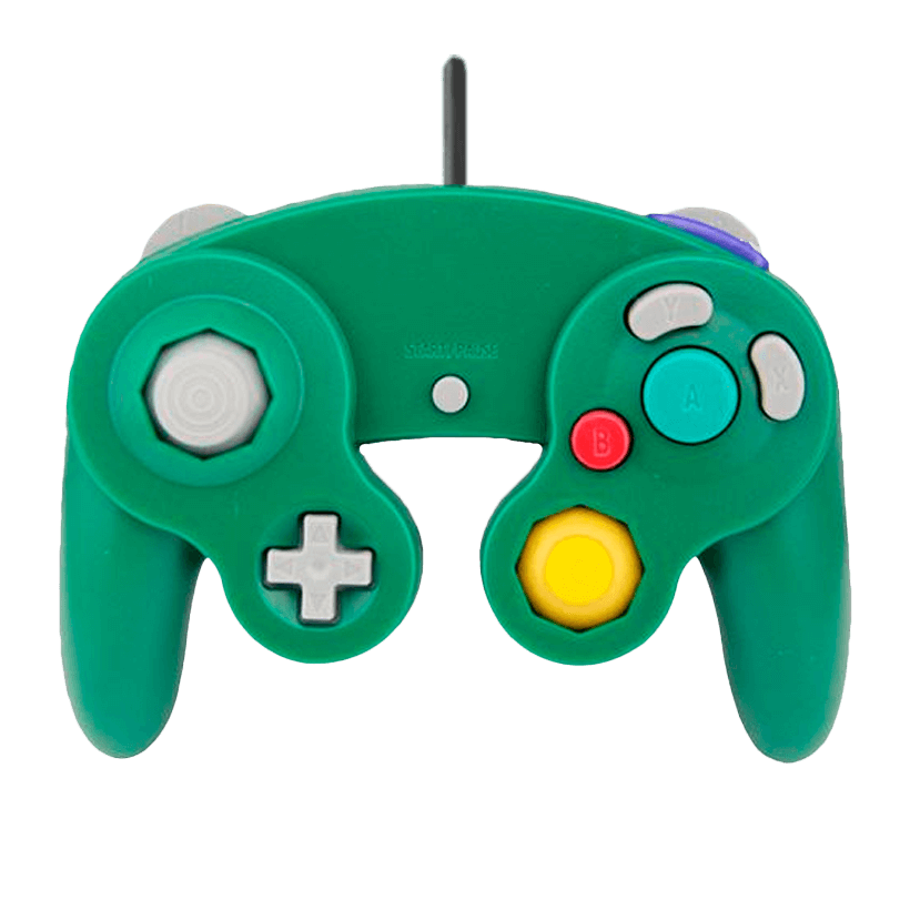 Геймпад Дротовий RMC GameCube Green 1.7m Новий - Retromagaz