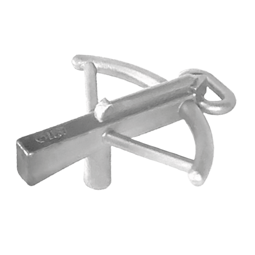 Зброя 4шт Lego Метальна Crossbow 2570 4615594 Flat Silver Б/У - Retromagaz