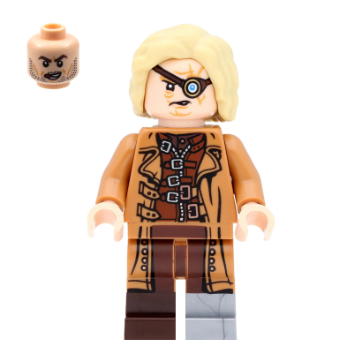 Фигурка Lego Harry Potter Professor Mad-Eye Moody Nougat Jacket Films hp329 Б/У - Retromagaz