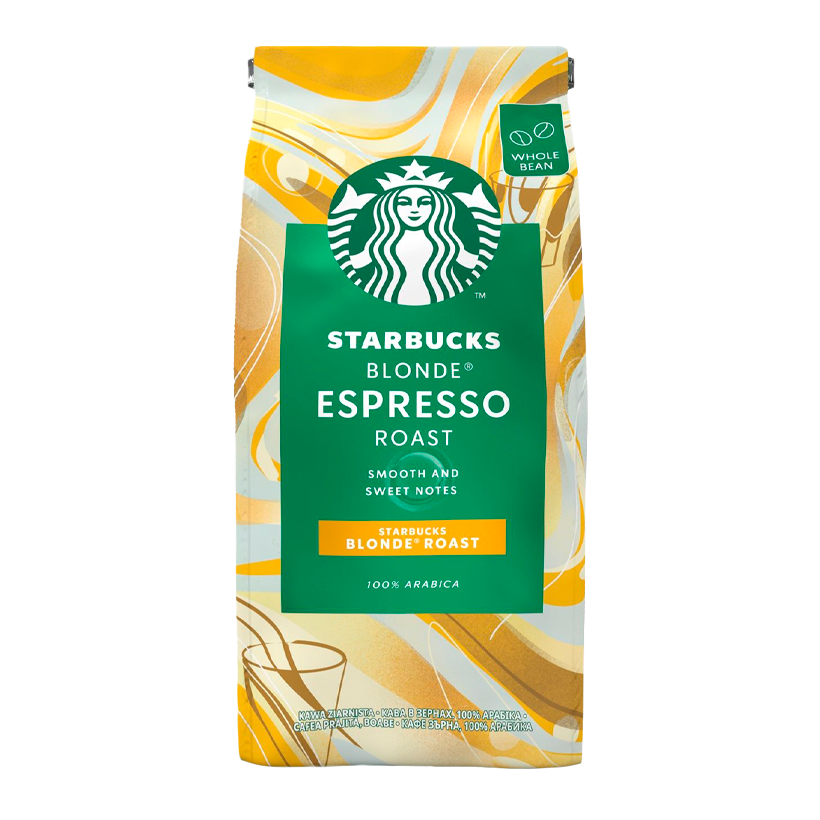 Кава в Зернах Starbucks Blonde Espresso Roast 200g - Retromagaz