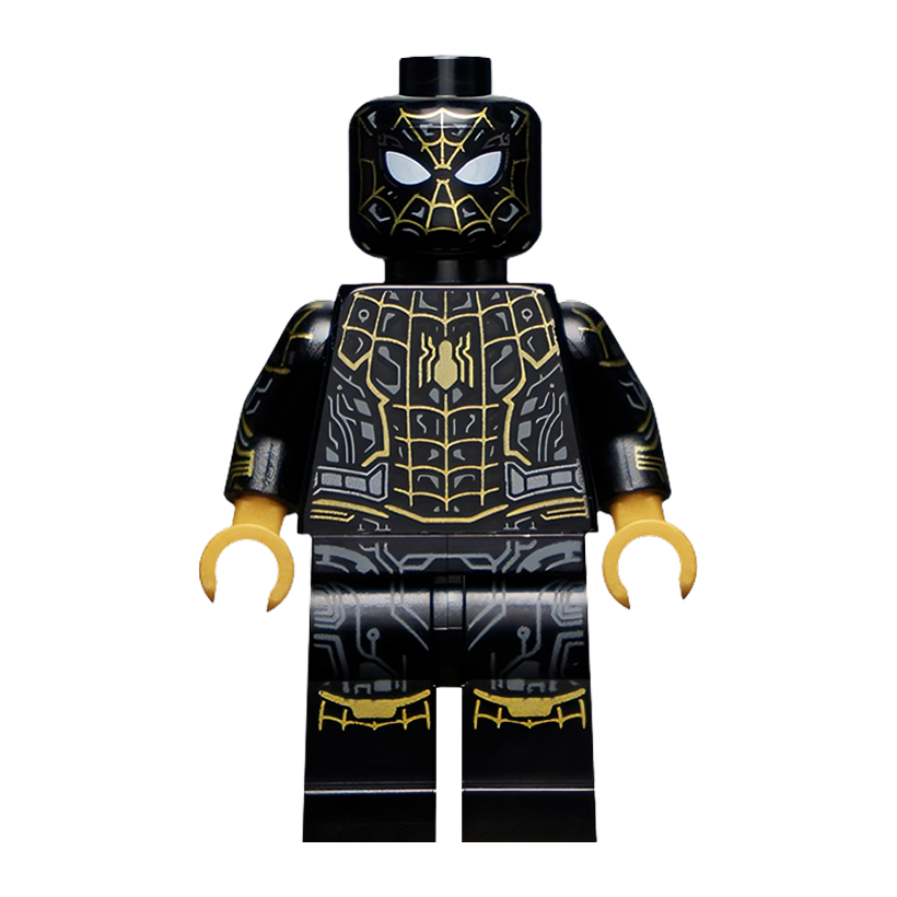 Фигурка Lego Marvel Spider-Man Black and Gold Suit Super Heroes sh0774 Б/У - Retromagaz