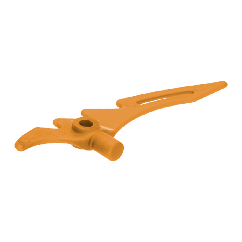 Оружие 50шт Lego Топор Crescent Blade Serrated with Bar 98141 4646871 6270138 Pearl Gold Б/У - Retromagaz
