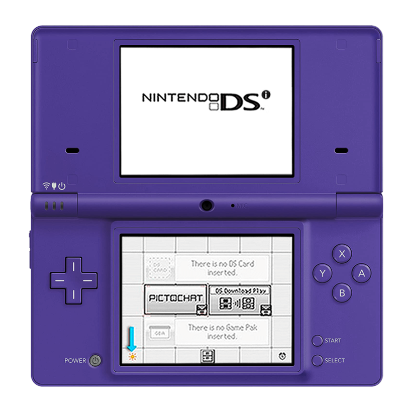 Консоль Nintendo DS i Модифікована 1GB Purple + 10 Вбудованих Ігор Б/У - Retromagaz