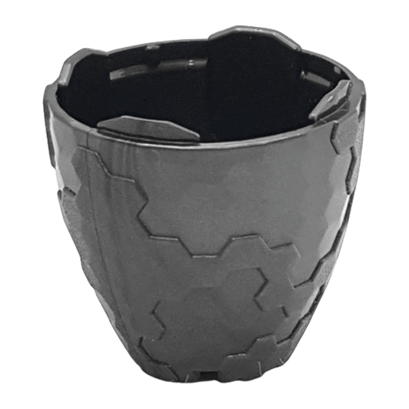 Ємність 2шт Lego Faceted Alien Pod Section 4 x 4 x 3 11598 6163090 Pearl Dark Grey Б/У - Retromagaz