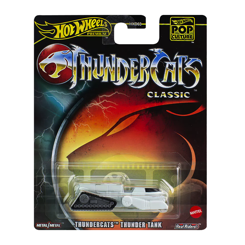 Машинка Premium Hot Wheels Thunder Tank Thundercats Pop Culture 1:64 HVJ53 White - Retromagaz