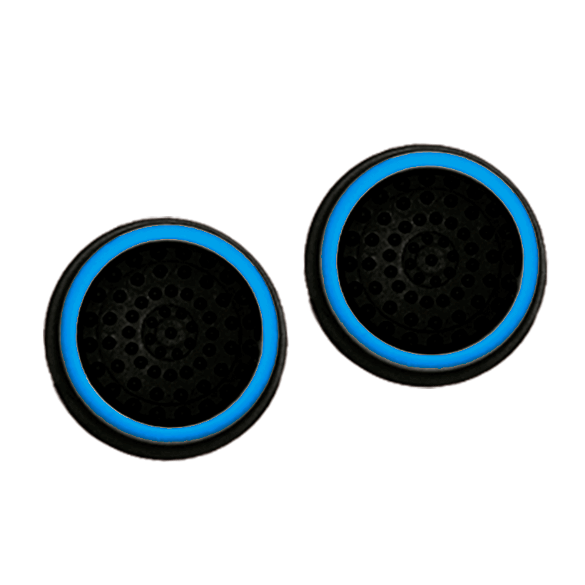 Накладки на Стіки 2шт RMC PlayStation 5 4 3 2 1 Xbox Series One 360 Switch 2 Blue Black - Retromagaz