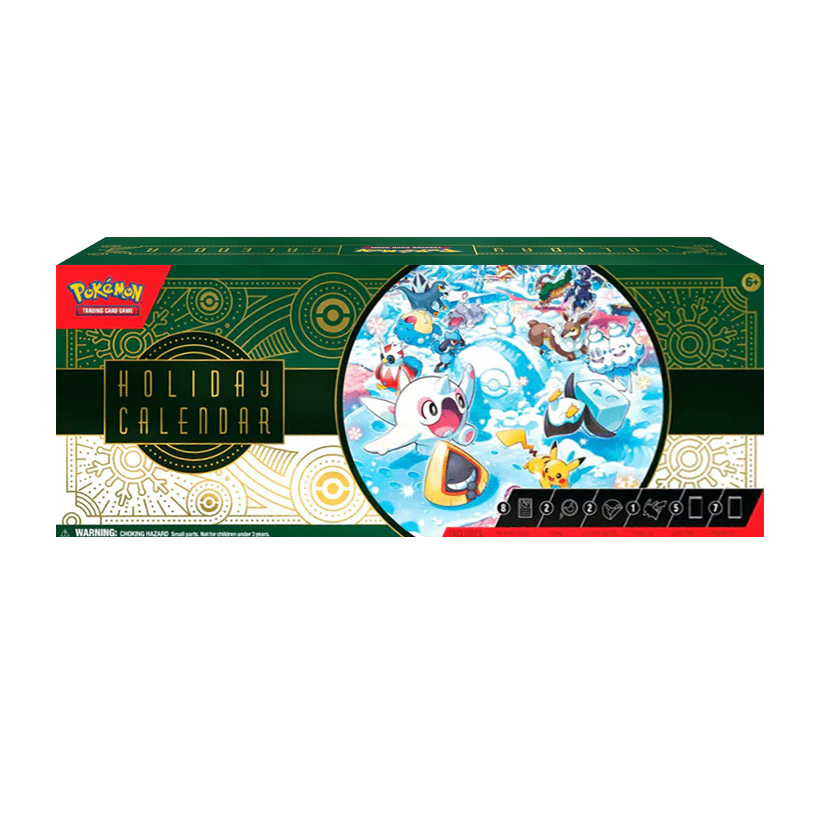 Картки Колекційна Гра Pokemon Holiday Calendar (2024 Edition) - Retromagaz