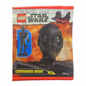Конструктор Lego Фігурка Commando Droid Paper Bag Star Wars L0002235 sw1427 Новий - Retromagaz