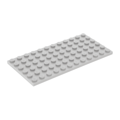 Пластина Lego Обычная 6 x 12 3028 302802 4211400 Light Bluish Grey 4шт Б/У - Retromagaz