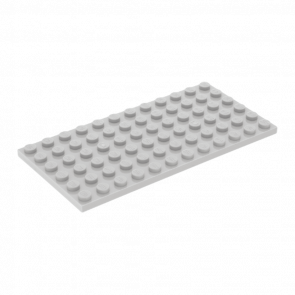 Пластина Lego Обычная 6 x 12 3028 302802 4211400 Light Bluish Grey 4шт Б/У