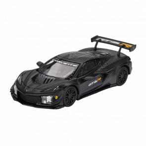 Машинка Premium MINI GT Chevrolet Corvette Z06 GT3.R Road America Test car 1:64 MGT01186 Black - Retromagaz