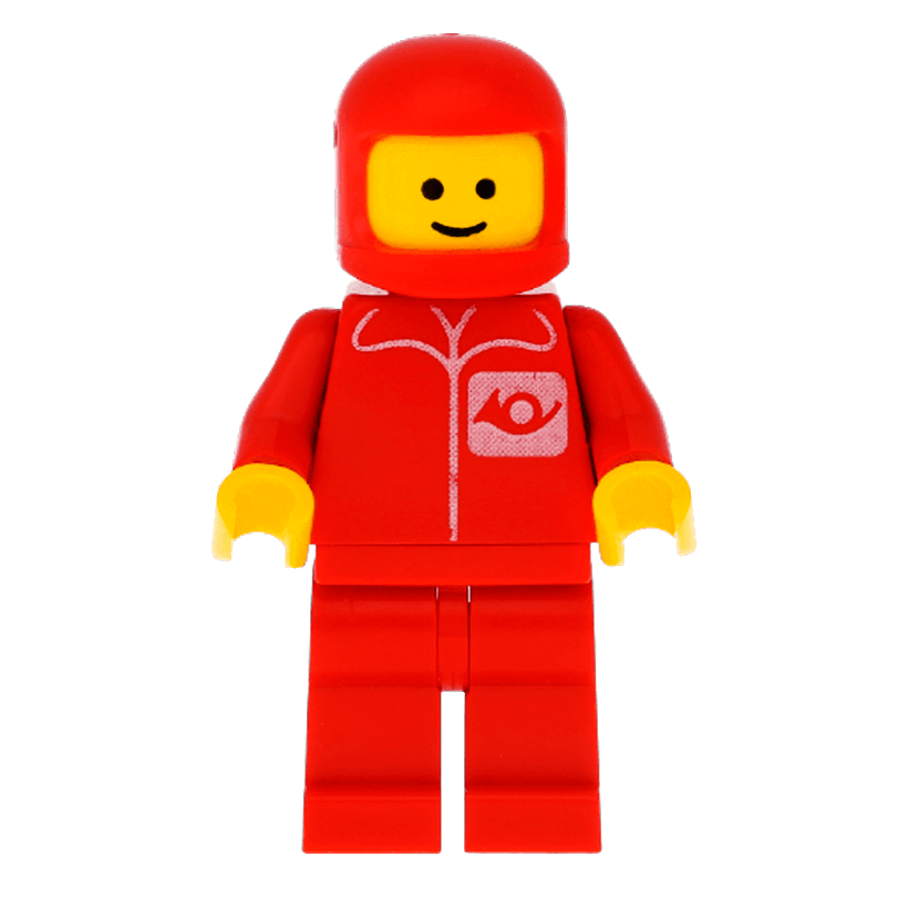 Фігурка Lego People 973pb0035 Post Office Red Legs Red Classic Helmet City post002 Б/У - Retromagaz