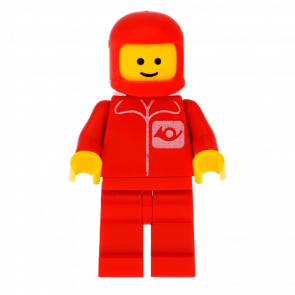 Фігурка Lego 973pb0035 Post Office Red Legs Red Classic Helmet City People post002 Б/У