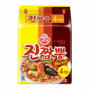 Набор Лапша 4шт Ottogi Jin Champong Рамьон Острая 130g - Retromagaz