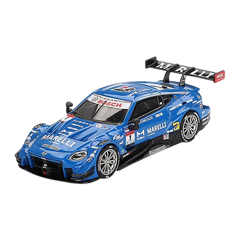 Машинка Premium MINI GT Nissan Z GT500 #1 MARELLI IMPUL Z Team Impul 2023 Super GT 1:64 MGT00849-BL Blue - Retromagaz