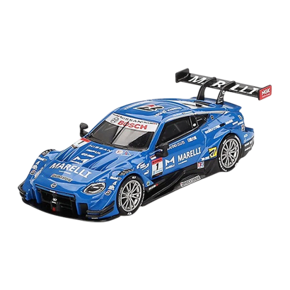 Машинка Premium MINI GT Nissan Nissan Z GT500 #1 MARELLI IMPUL Z Team Impul 2023 Super GT 1:64 MGT00849-BL Blue - Retromagaz