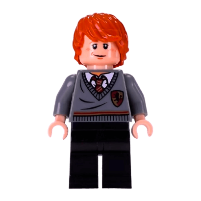 Фігурка Lego Ron Weasley Gryffindor Stripe and Shield Torso Films Harry Potter hp112 Б/У - Retromagaz