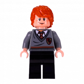 Фигурка Lego Ron Weasley Gryffindor Stripe and Shield Torso Films Harry Potter hp112 Б/У