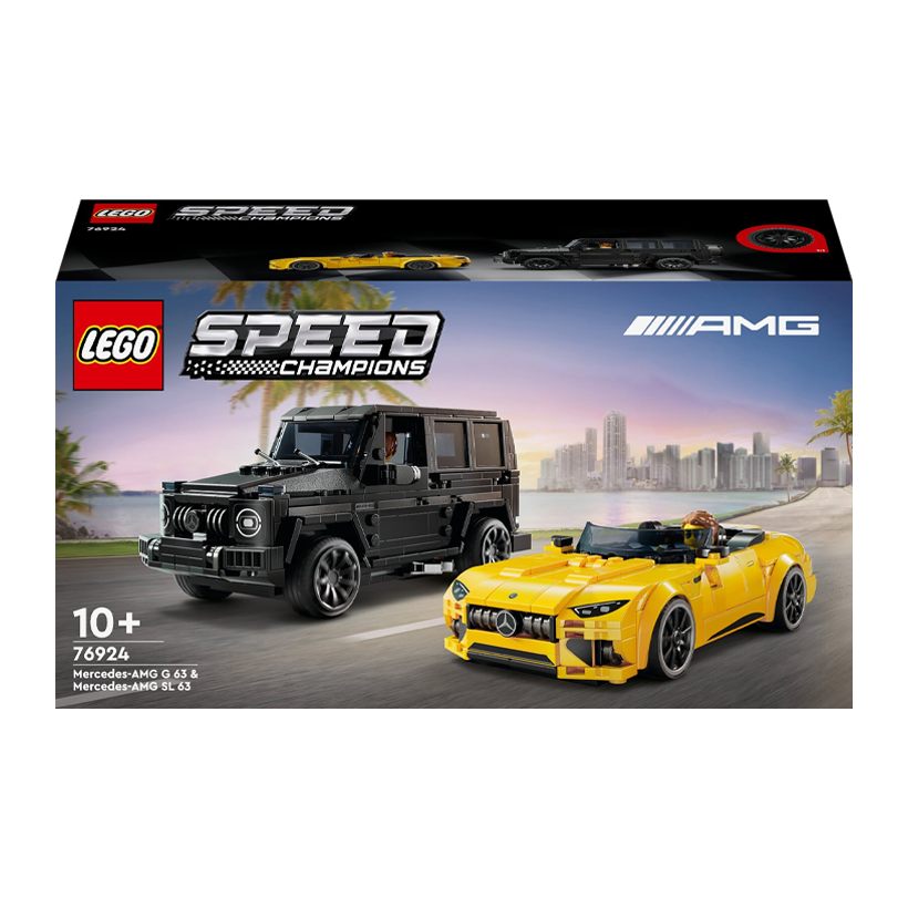 Конструктор Lego Mercedes-AMG G 63 и Mercedes-AMG SL 63 Speed Champions 76924 Новый - Retromagaz