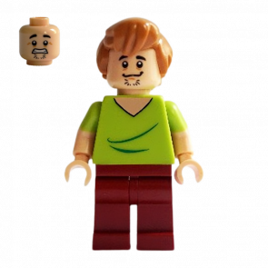 Фигурка Lego Scooby-Doo Shaggy Rogers Closed Mouth Dark Red Legs Cartoons scd001 Б/У - Retromagaz