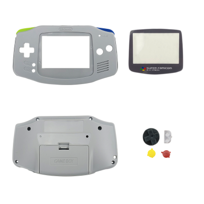 Корпус RMC Game Boy Advance SNES Limited Edition Grey Новий - Retromagaz