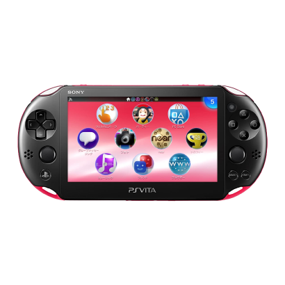 Консоль Sony PlayStation Vita Slim Модифікована 64GB Pink Black + 5 Вбудованих Ігор Б/У - Retromagaz