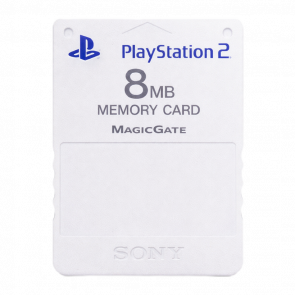 Карта Пам'яті Sony PlayStation 2 SCPH-10020 8MB White Б/У - Retromagaz