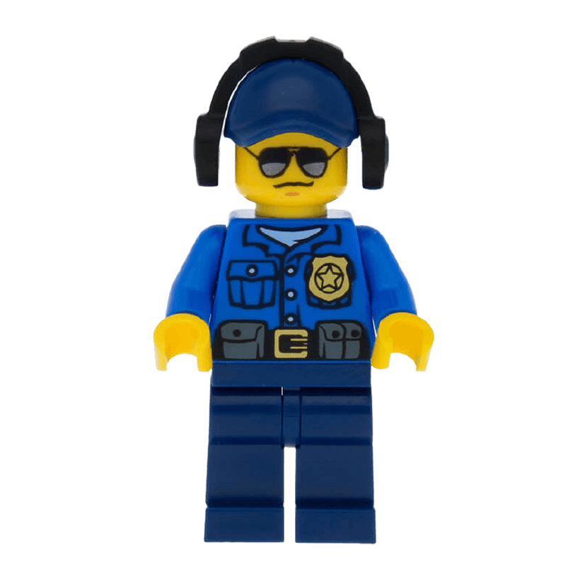 Lego Фигурка City Полицейский 7 cty0455 1 Ориг Б/У О - Retromagaz