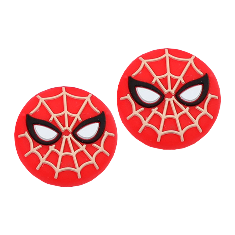 Накладки на Стіки 2шт RMC Spider-Man PlayStation 5 4 3 2 1 Xbox Series One 360 Switch 2 Red White - Retromagaz