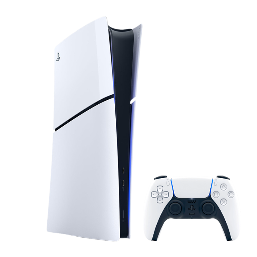Набор Консоль Sony PlayStation 5 Slim Digital Edition 1TB White Б/У  + Геймпад Беспроводной DualSense Новый - Retromagaz