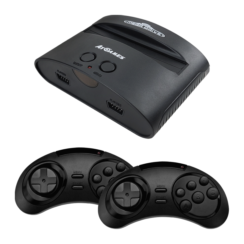 Консоль AtGames Mega Drive Sega Black + 80 Встроенных Игр Б/У - Retromagaz