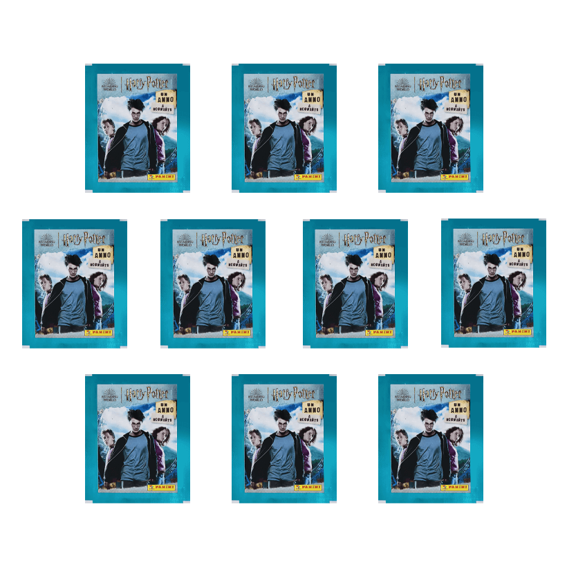 Набор Наклейки 10шт Гарри Поттер Год в Хогвартсе Harry Potter Panini - Retromagaz