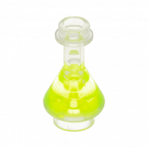 Посуда Lego Bottle Erlenmeyer Flask with Trans-Neon Green Fluid 93549pb03 6043293 6279202 Trans Clear Б/У