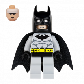 Фігурка Lego DC Batman Light Bluish Gray Suit Black Mask Super Heroes bat001 Б/У - Retromagaz