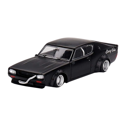 Машинка Premium MINI GT Nissan Skyline Kenmeri Liberty Walk 1:64 Black - Retromagaz