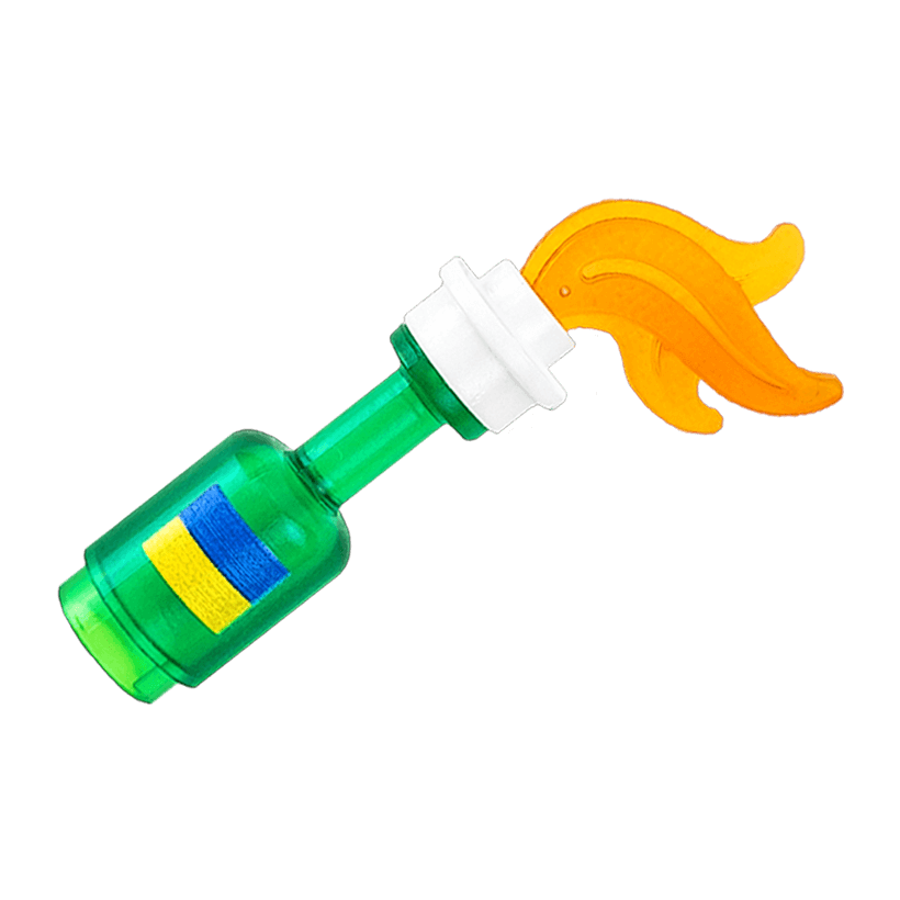 Зброя 2шт RMC Метальна Bandera Smoothie Molotov Cocktail Trans-Green Новий - Retromagaz