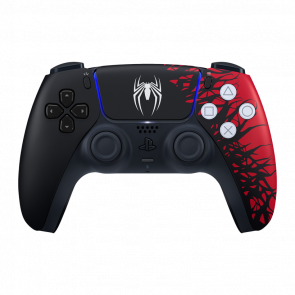Геймпад Беспроводной Sony PlayStation 5 DualSense Spider-Man 2 Limited Edition (1000039361) Red Black Новый Геймпад Беспроводной Sony PlayStation 5 DualSense Spider-Man 2 Limited Edition (1000039361) Red Black Новый - Retromagaz
