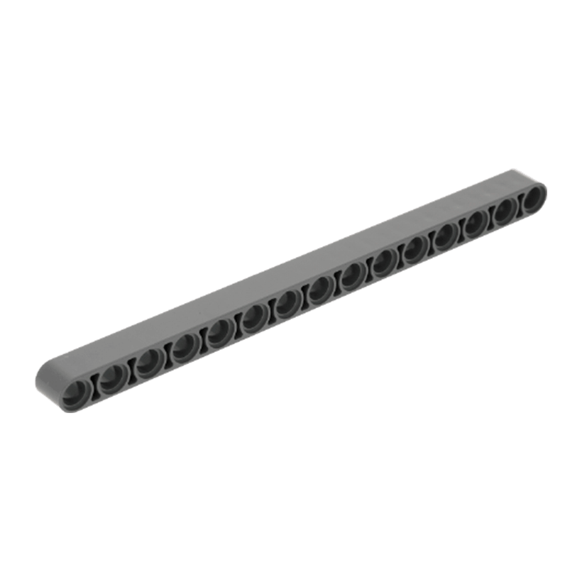 Technic 10шт Lego Балка Товста Пряма 1 x 15 32278 50688 64871 32278199 4210687 4542576 Dark Bluish Grey Б/У - Retromagaz