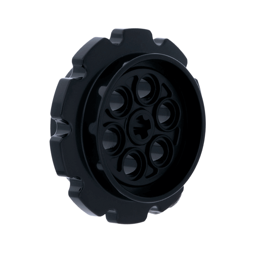 Колесо Lego Диск 10 Treads Sprocket Wheel Large 57519 4582792 Black Б/У - Retromagaz