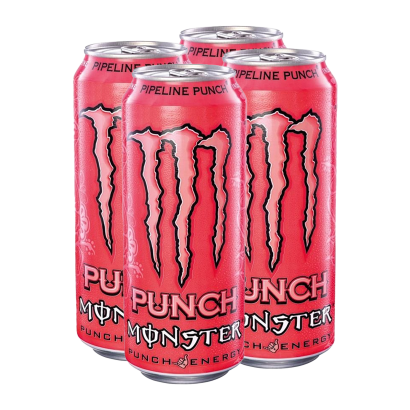 Набор Напиток Энергетический 4шт Monster Energy Pipeline Punch 500ml - Retromagaz