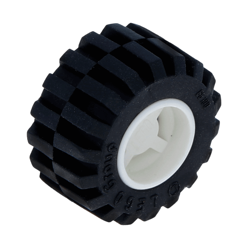 Колесо 20шт Lego Збірне 11mm D. x 12mm 6014bc03 4170457 60700 4514560 White Б/У - Retromagaz