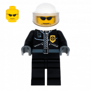 Фігурка Lego 973pb0261 Leather Jacket with Gold Badge City Police cty0006 Б/У - Retromagaz