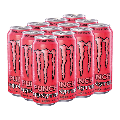 Набір Напій Енергетичний 12шт Monster Energy Pipeline Punch 500ml - Retromagaz
