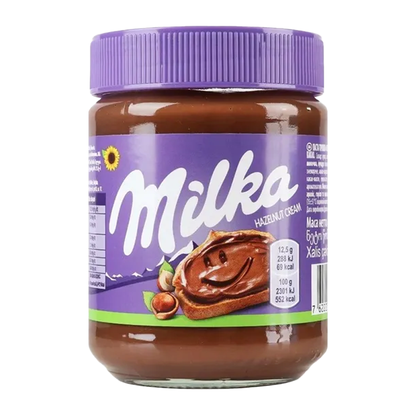 Шоколадная Паста Milka Hazelnut Creme 350g - Retromagaz