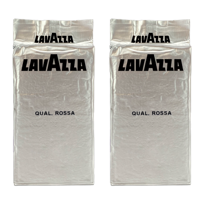 Набір Кава Мелена 2шт Lavazza Qualita Rossa 250g - Retromagaz