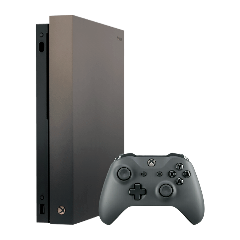 Набор Консоль Microsoft Xbox One X Gold Rush Special Edition 1TB Gold Black Б/У  + Геймпад Беспроводной Version 2 Dark Grey - Retromagaz