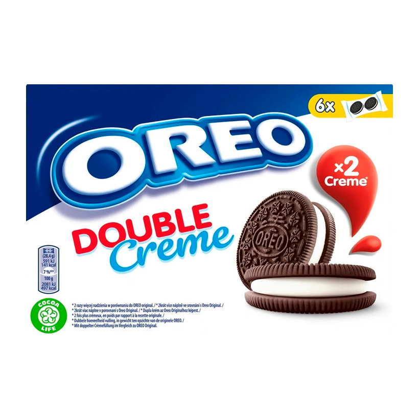 Печиво Oreo Double Creme 170g - Retromagaz