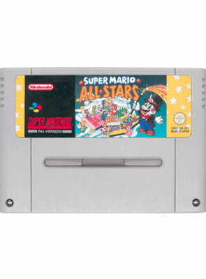 Игра Nintendo SNES Super Mario All-Stars Europe Английская Версия Только Картридж Б/У